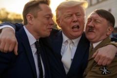Trump-Musk-Hitler